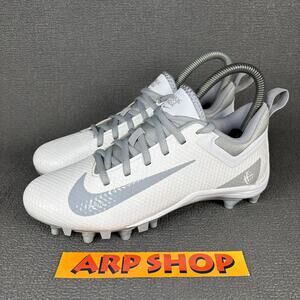 Nike Alpha Huarache 7 GS LAX BQ4181-109 Size Girls 4.5Y White Lacrosse Cleats